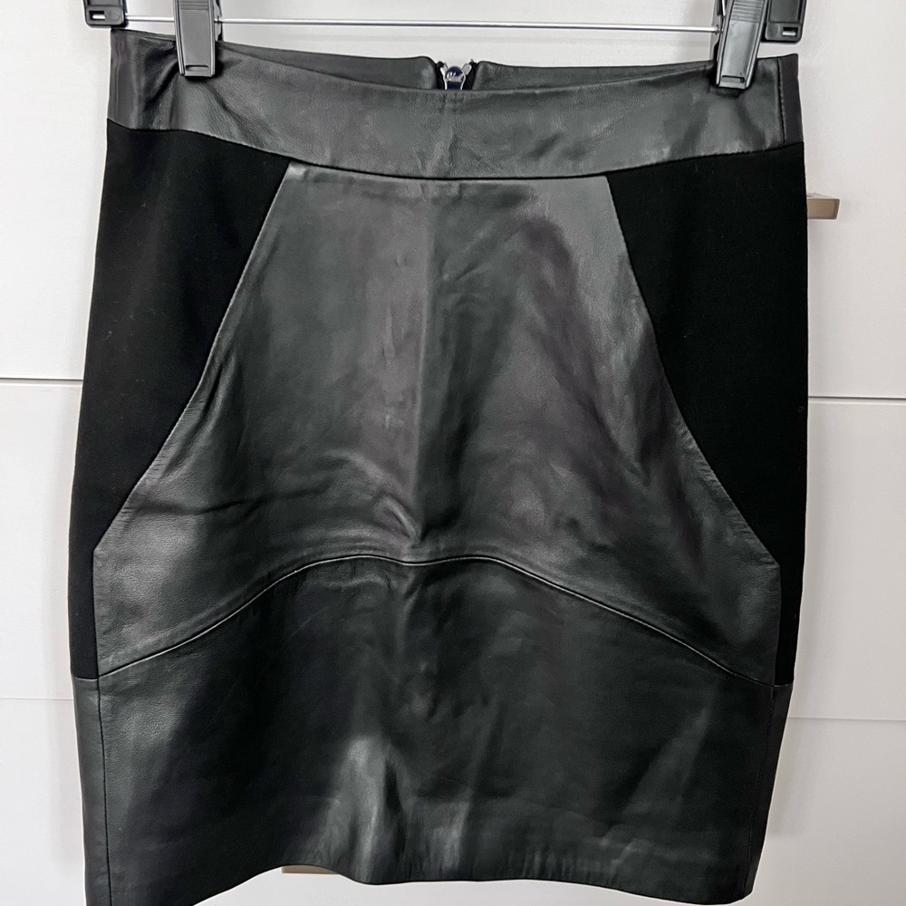 Reiss Leather skirt - size 4